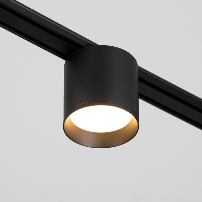 Светильник трековый SLIM Светильник трековый SLIM "Бочонок" LED 8Вт 3000K-6000К 48V CRI90 черный 8х8х6,2см