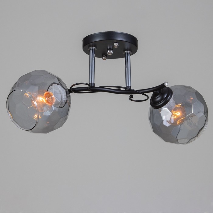 Люстра Люстра "Саманта" 2хЕ27 40Вт черный 33х33х26 см BayerLux