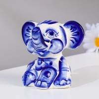 Сувенир "Слон Лёша", гжель