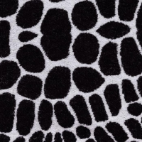 Полотенце махровое Этель ЧБ &laquo;Змея&raquo;, пестроткань, 70х130 см