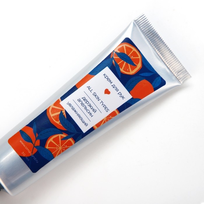 Крем для рук увлажняющий, 30 мл, аромат апельсина, BEAUTY FOX Крем для рук увлажняющий, 30 мл, аромат апельсина, BEAUTY FOX