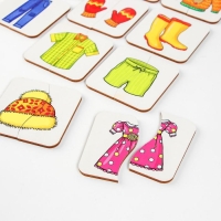 Картинки-половинки &laquo;Одежда&raquo;