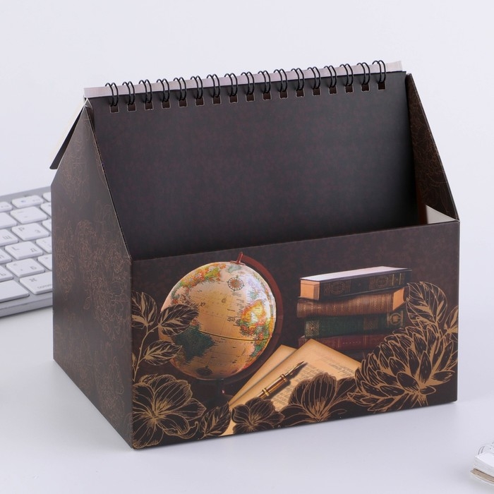 Планер - шкатулка &laquo;Лучшему учителю&raquo;, 50 листов, 16х15х12 см