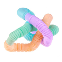 Игрушка-антистресс Pop Tubes, набор 12 шт., цвета МИКС Игрушка-антистресс Pop Tubes, набор 12 шт., цвета МИКС