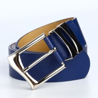 Ремень женский, ширина 3,3 см, пряжка металл, цвет синий Ремень женский, ширина 3,3 см, пряжка металл, цвет синий