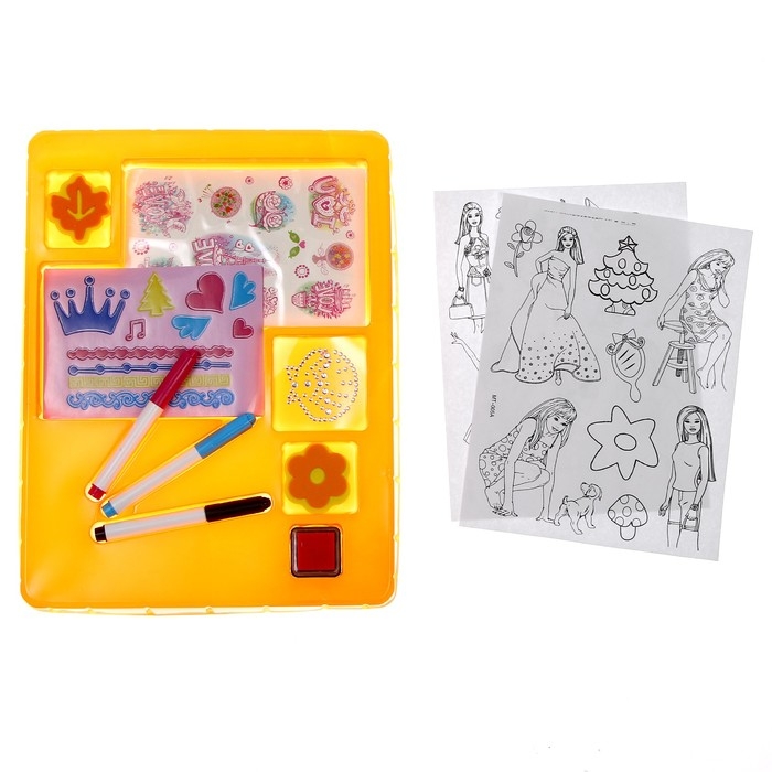 Набор для творчества: татуировки своими руками и раскраска - наклейки &laquo;Юная принцесса&raquo;