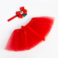 Набор для фотосессии Крошка Я "Праздничный": юбка и повязка на голову Набор для фотосессии Крошка Я "Праздничный": юбка и повязка на голову