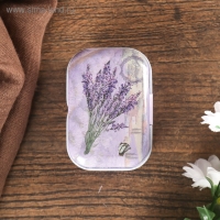 Шкатулка металл "Лаванда" МИКС 2,5х5,5х4 см Шкатулка металл "Лаванда" МИКС 2,5х5,5х4 см