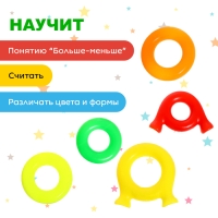 Каталка-пирамидка &laquo;Панда&raquo;, 5 колец, на верёвке