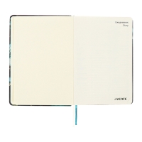 Ежедневник недатир A5 136л кожзам deVENTE. Marble,тв обл с пор,тис ф,перф,ляс,кр бл70,зел