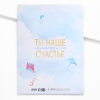 Папка для свидетельства о рождении &laquo;Маленькое счастье&raquo;, 23,5 х 31,5 см.