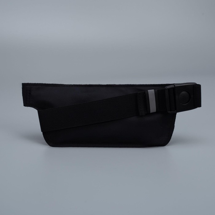 Сумка поясная для бега it‘s your time на молнии, цвет чёрный Сумка поясная для бега it‘s your time на молнии, цвет чёрный