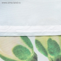 Комплект штор для окон с балконной дверью &laquo;Милосердие&raquo; штора 147х267 см, тюль 294х160 см