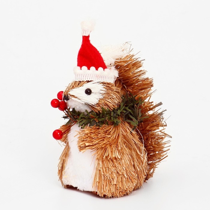 Декоративная подвеска &laquo;Белочка в новогоднем колпаке&raquo; 12 &times; 7 &times; 15 см