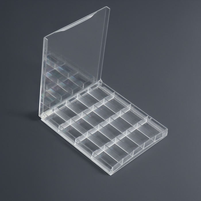 Органайзер для декора, 20 блоков, 14,5 × 12,5 × 1,7/2,8 × 2,1 × 1,3 см, цвет прозрачный Органайзер для декора, 20 блоков, 14,5 × 12,5 × 1,7/2,8 × 2,1 × 1,3 см, цвет прозрачный