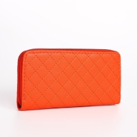 Кошелёк женский на молнии, цвет оранжевый Кошелёк женский на молнии, цвет оранжевый