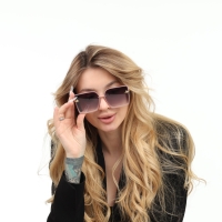 Очки солнцезащитные "OneSun", uv 400, дужка 13.5 см, ширина 14.3 см, линза 5.3 х 6 см Очки солнцезащитные "OneSun", uv 400, дужка 13.5 см, ширина 14.3 см, линза 5.3 х 6 см