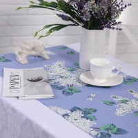 Скатерть - дорожка на стол Аромат 40х150см, рогожка, хлопок 100%