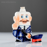 Штоф фарфоровый &laquo;Полиция&raquo;, 0.35 л, в упаковке книге