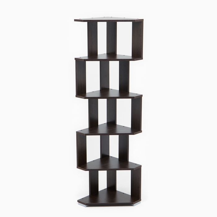 Стеллаж угловой 380х380х1563 см, Венге