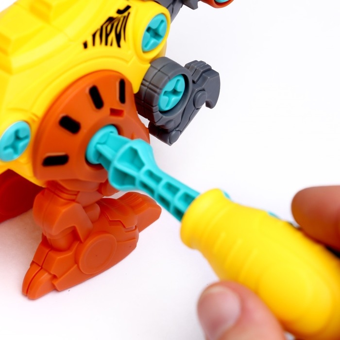 Конструктор винтовой &laquo;Тираннозавр&raquo;, с отвёрткой, 24 детали