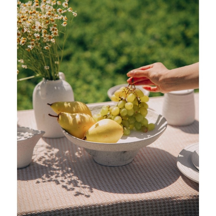 Блюдо для фруктов керамическое SL Home &laquo;Арена Бланка&raquo;, d=27 см, 27&times;10 см, цвет белый