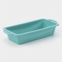 Форма для выпечки &laquo;Хлеб&raquo;, силикон, 31,5&times;14&times;6,5 см, цвет бирюзовый