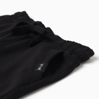 Комплект детский (футболка, шорты), цвет чёрный, рост 164 см