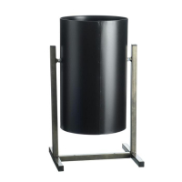 Урна уличная "Круг" 18 л, черная, бак 0,5 мм, 54 х 31 х 31 см Урна уличная "Круг" 18 л, черная, бак 0,5 мм, 54 х 31 х 31 см