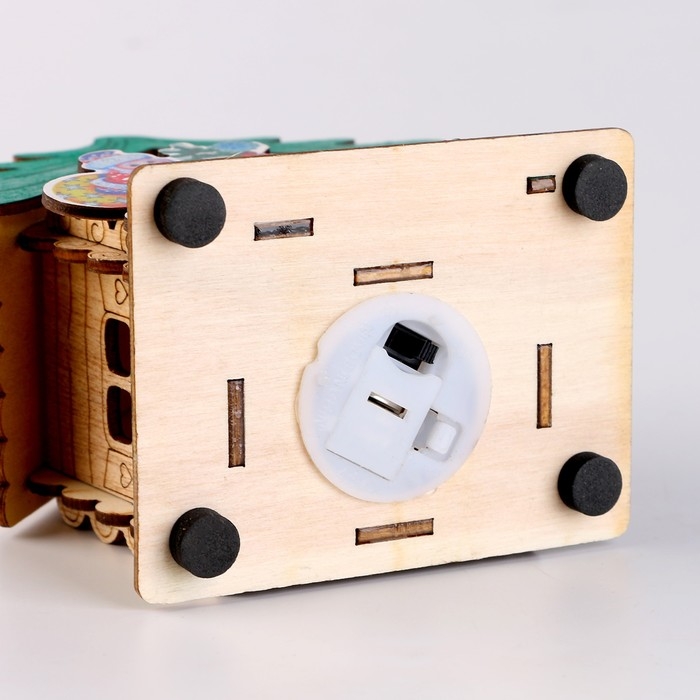 Новый год! Световой декор &laquo;Дом Деда Мороза&raquo; 6,9 &times; 12,4 &times; 11,2 см, МИКС