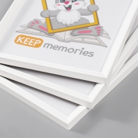 Набор фоторамок пластик L-5 21х30 см ( 3 шт.), белый Набор фоторамок пластик L-5 21х30 см ( 3 шт.), белый