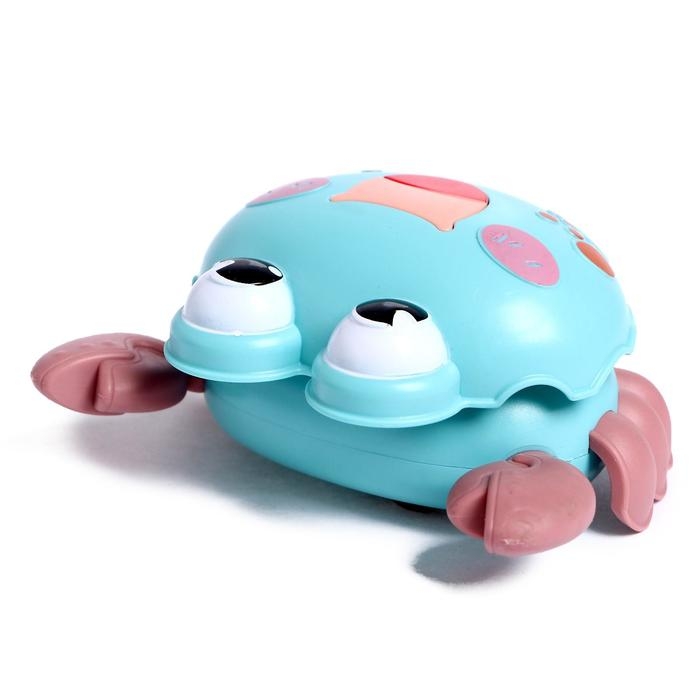 Игрушка инерционная «Крабик», двигается от нажатия, цвета МИКС Игрушка инерционная «Крабик», двигается от нажатия, цвета МИКС