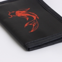 Кошелёк детский на липучке «Выбражулька», цвет чёрный Кошелёк детский на липучке «Выбражулька», цвет чёрный