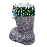 Конфетница &laquo;Сапожок&raquo;, с ёлкой, цвет серый