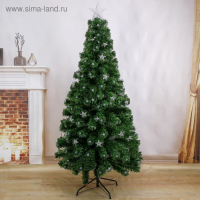 Ёлка фиброоптическая "Галактика" 180 см d нижнего яруса 90 см 220 веток Ёлка фиброоптическая "Галактика" 180 см d нижнего яруса 90 см 220 веток