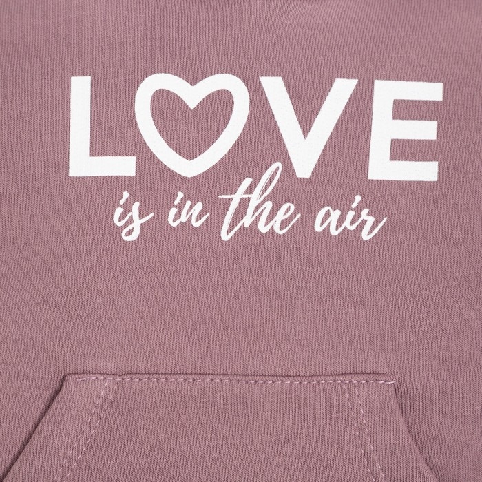 Костюм: толстовка и брюки Крошка Я Flower, рост 62-68 см, сиреневый Костюм: толстовка и брюки Крошка Я Flower, рост 62-68 см, сиреневый