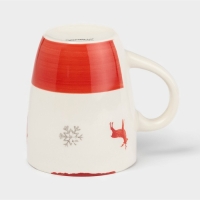 Новогодняя кружка Доляна &laquo;Легенда Севера&raquo;, 360 мл, цвет бежевый