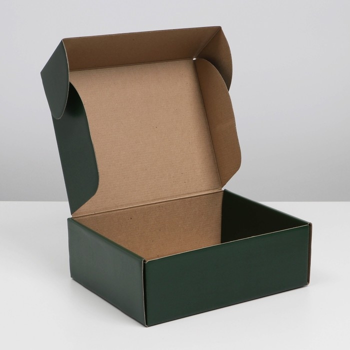 Коробка подарочная складная, упаковка, &laquo;Изумрудная&raquo;, 27 х 21 х 9 см