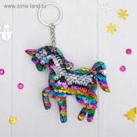 Мягкий брелок-хамелеон &laquo;Единорог&raquo;
