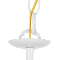 Люстра потолочная Настольгия 5х40Вт Е27 Белый 55x55x55 см