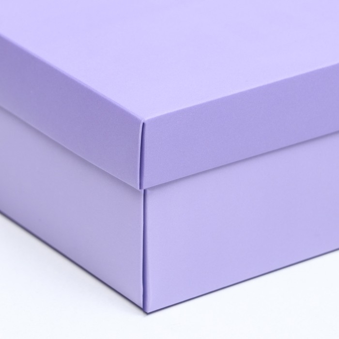 Коробка подарочная складная, упаковка, &laquo;Лавандовая&raquo;, 21 х 15 х 7 см