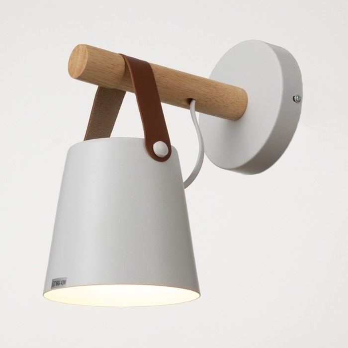 Бра Бра "Тетрика" E27 40Вт белый 30х13х20 см