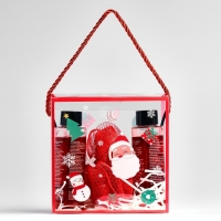 Новогодний подарочный набор косметики &laquo;Волшебница зима&raquo; для душа и ванны, красная серия