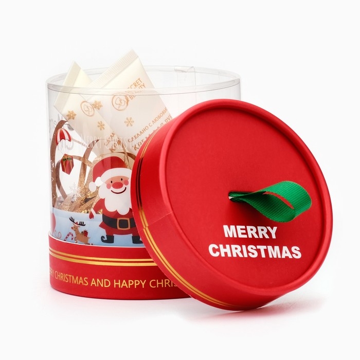 Новогодний подарочный набор косметики &laquo;Новогоднее омоложение&raquo; для душа и ванны, золотая серия. Новый год