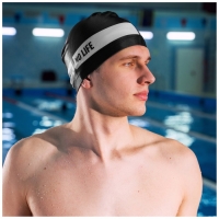 Шапочка для плавания взрослая ONLYTOP No swim. no life, тканевая, обхват 54-60 см Шапочка для плавания взрослая ONLYTOP No swim. no life, тканевая, обхват 54-60 см