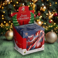 Новый год. Карамель леденцовая фигурная Sweet Ness "Открытка с тростью", 30 г Новый год. Карамель леденцовая фигурная Sweet Ness "Открытка с тростью", 30 г