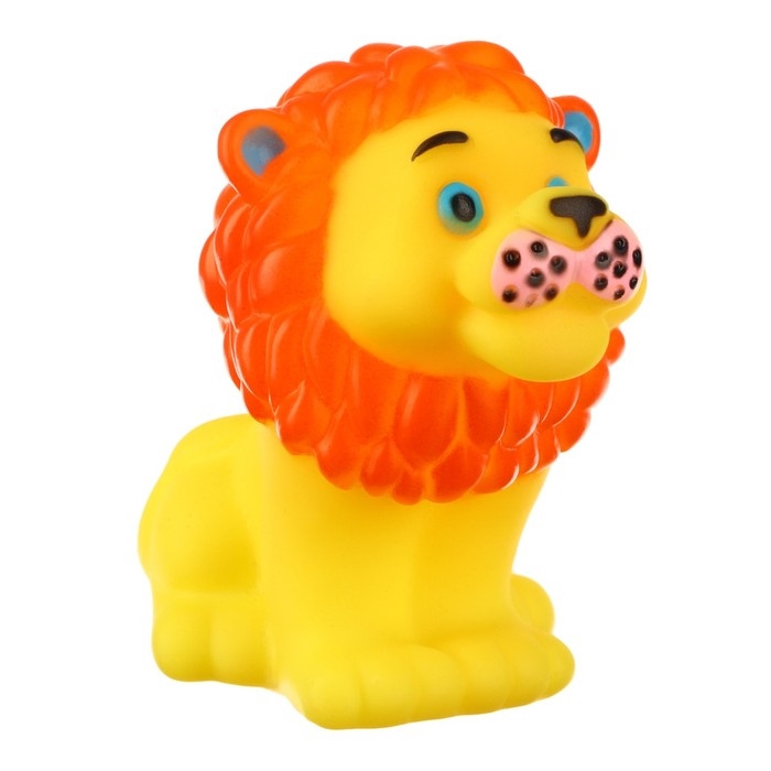 Набор резиновых игрушек для ванны &laquo;Изучаем животных&raquo;, 5 шт, Крошка Я