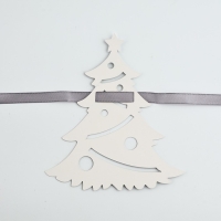 Гирлянда на ленте &laquo;Новогодняя&raquo;, на Новый год, серебро