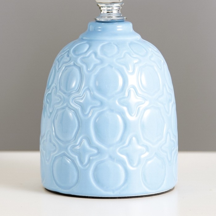 Настольная лампа "Джастин" Е14 40Вт синий 13х13х25 см RISALUX