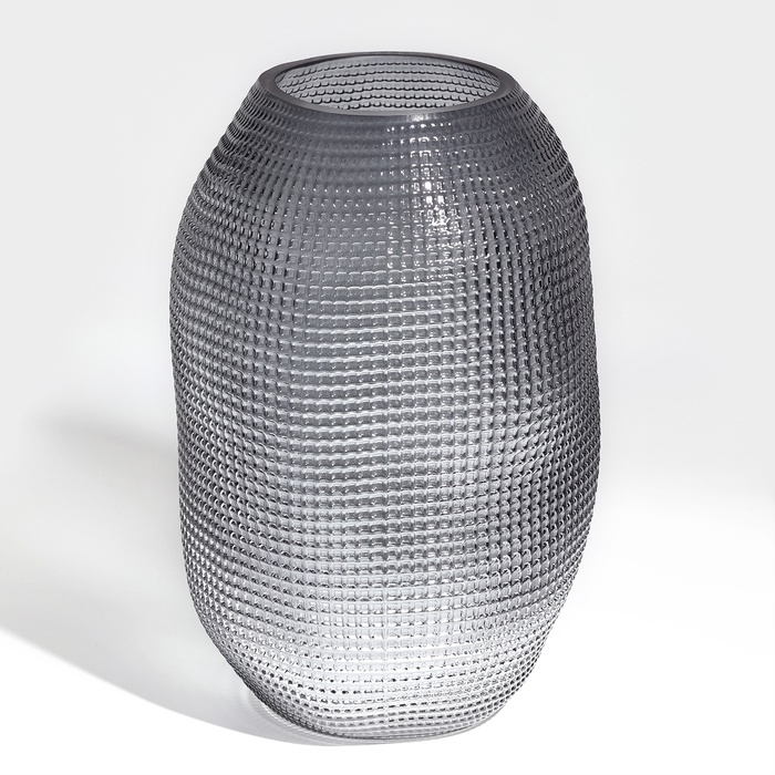 Ваза для цветов «Крокус» из прозрачного черного стекла 30 х 20 х 20 см Ваза для цветов «Крокус» из прозрачного черного стекла 30 х 20 х 20 см